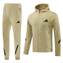 2025 Nk~ Khaki Zipper Jacket Tracksuit