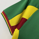 2002 Senegal Home Green Retro Soccer Jersey