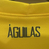 2013 Club America Home Yellow Retro Soccer Jersey
