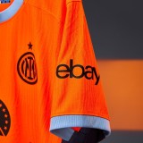 2023/24 In Milan x Ninja Turtles Third Orange Fans Soccer Jersey 忍者神龟版