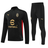 2025 AC Black Sweater Tracksuit