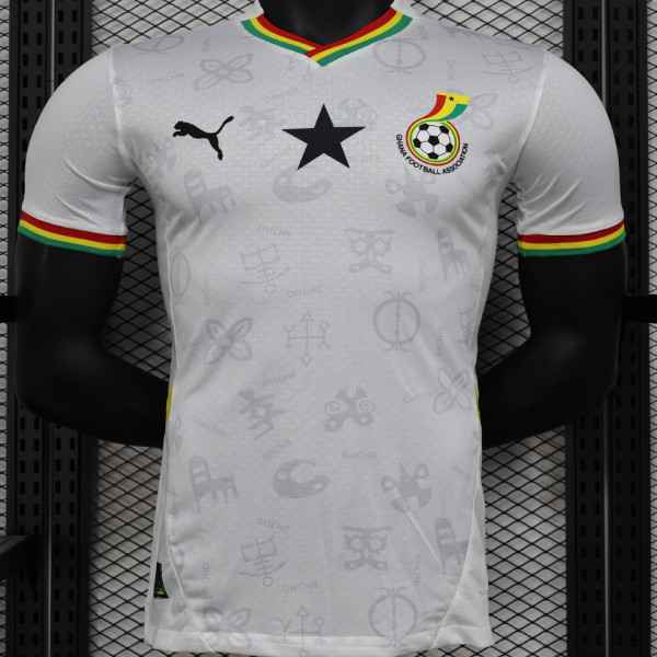 2025 Ghana White Player Version Jersey