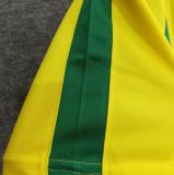 2002 Brazil Home Yellow Retro Soccer Jersey