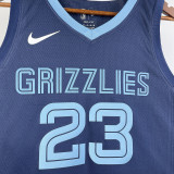 2023/24 Grizzlies ROSE #23 Sapphire Blue NBA Jerseys