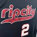 2024/25 Trail Blazers AYTON #2 Black City Edition NBA Jerseys