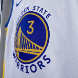 2023/24 Warriors POOLE #3 White NBA Jerseys