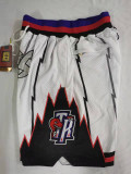 Toronto Raptors White Four Bags NBA Pants