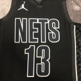2023 Nets HARDEN #13 Black NBA Jerseys