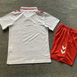 2024/25 Denmark Away White Kids Soccer Jersey