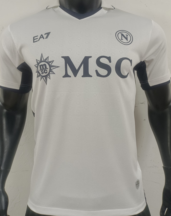2024/25 Napoli Away White Player Version Jersey