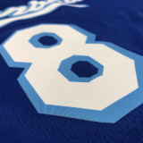 LA Lakers Bryant # 8 Blue NBA Jerseys Hot Pressed