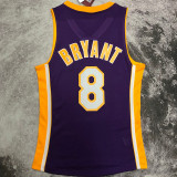 2000/01 Lakers BRYANT #8 purple Retro NBA Jerseys热压