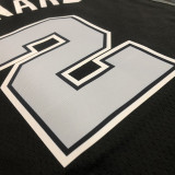 Spurs LEONARD #2 Black NBA Jerseys