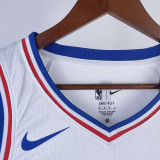 2023/24 76ers OUBRE JR. #9 White NBA Jerseys