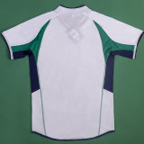 2002 Ireland Away White Retro Soccer Jersey