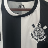 2024/25 Corinthians Third Black WHite Fans Soccer Jersey