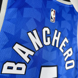 2023/24 Magic BANCHERO #5 Royal Blue Retro NBA Jerseys 热压
