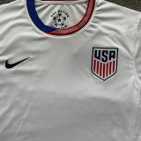 PULISIC #10 U.S Home White Fans Soccer Jersey 2024/25