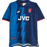 BERGKAMP #10 1995/96 ARS Away Blue Retro Jersey (有背号下英文) ★★