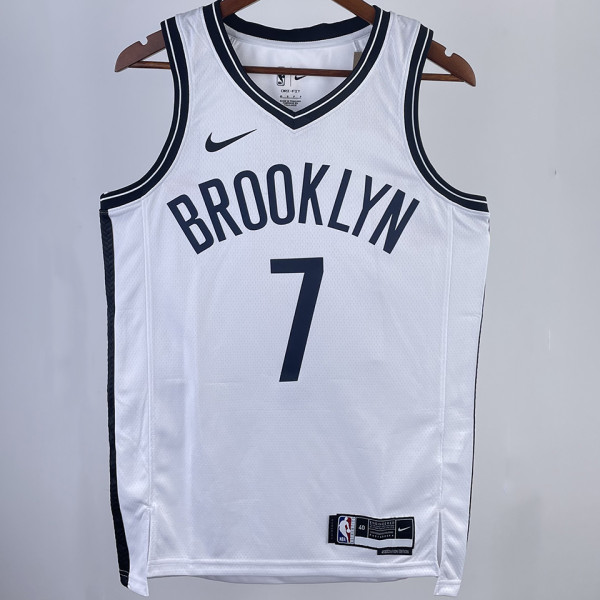 2023/24 Nets DURANT #7 White NBA Jerseys