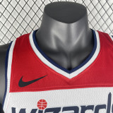 2023/24 Wizards POOLE #13 White Home NBA Jerseys