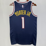 2023/24 Nuggets PORTER JR. #1 Purplish Blue NBA Jerseys