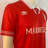 1994/96 Sevilla FC Away Red Retro Soccer Jersey