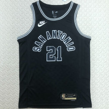 Spurs DUNCAN #21 Black NBA Jerseys