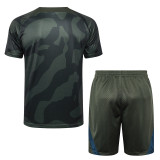 2024 PSG Dark Green Training Jersey(A Set)