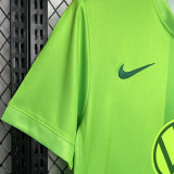 2024/25 Wolfsburg Home Green Fans Soccer Jersey