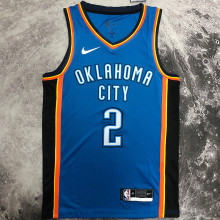 2023 Rockets GILGEOUS-ALEXANDER #2 Blue NBA Jerseys