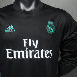 2017/18 RM Away Retro Player Version Long Sleeve Jersey 球员版