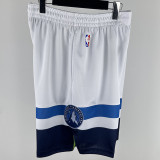 2024/25 Timberwolves White NBA Cotton Pants