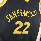 2023/24 Warriors WIGGINS #22 Black City Edition NBA Jerseys