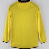 2008/09 BA Away Yellow Long Sleeve Retro Jersey