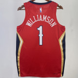 2023/24 Pelicans WILLIAMSON #1 Red NBA Jerseys