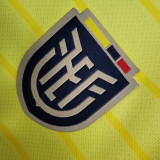 2023/24 Ecuador Home Yellow Fans Soccer Jersey