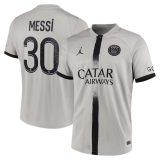 2022/23 PSG Away Grey Player Version Soccer Jersey