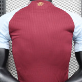2024/25 Aston Villa Home Player Version Soccer Jersey