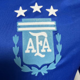 CAMPEONES DEL MUNDO 3 Stars Away Blue Player Version Jersey 球员版