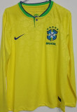 2022/23 Brazil Home Yellow Long Sleeve Jersey