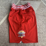 49ERS red Four Bags NBA Pants