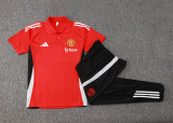 2025 M Utd Red POLO Training Tracksuit