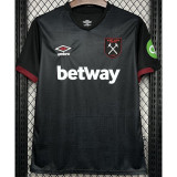 2024/25 West Ham Away Black Fans Soccer Jersey