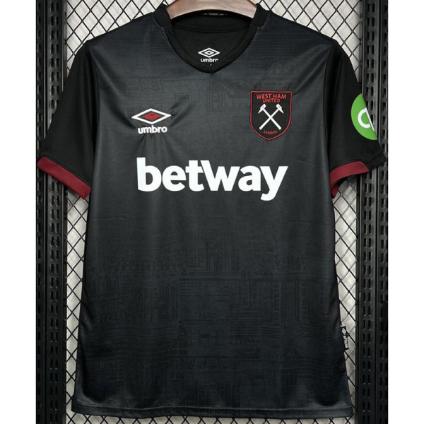 2024/25 West Ham Away Black Fans Soccer Jersey