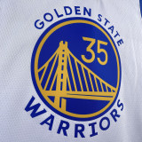 2023/24 Warriors DURANT #35 White NBA Jerseys