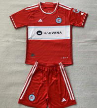 2024/25 Chicago Fire Home Red Kids Soccer Jersey 芝加哥火焰