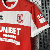 2024/25 Middlesbrough Home Red Fans Jersey