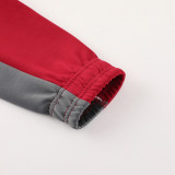 2024/25 AC Red Grey Jacket Tracksuit