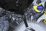 2025 Brazil Black Sweater Tracksuit